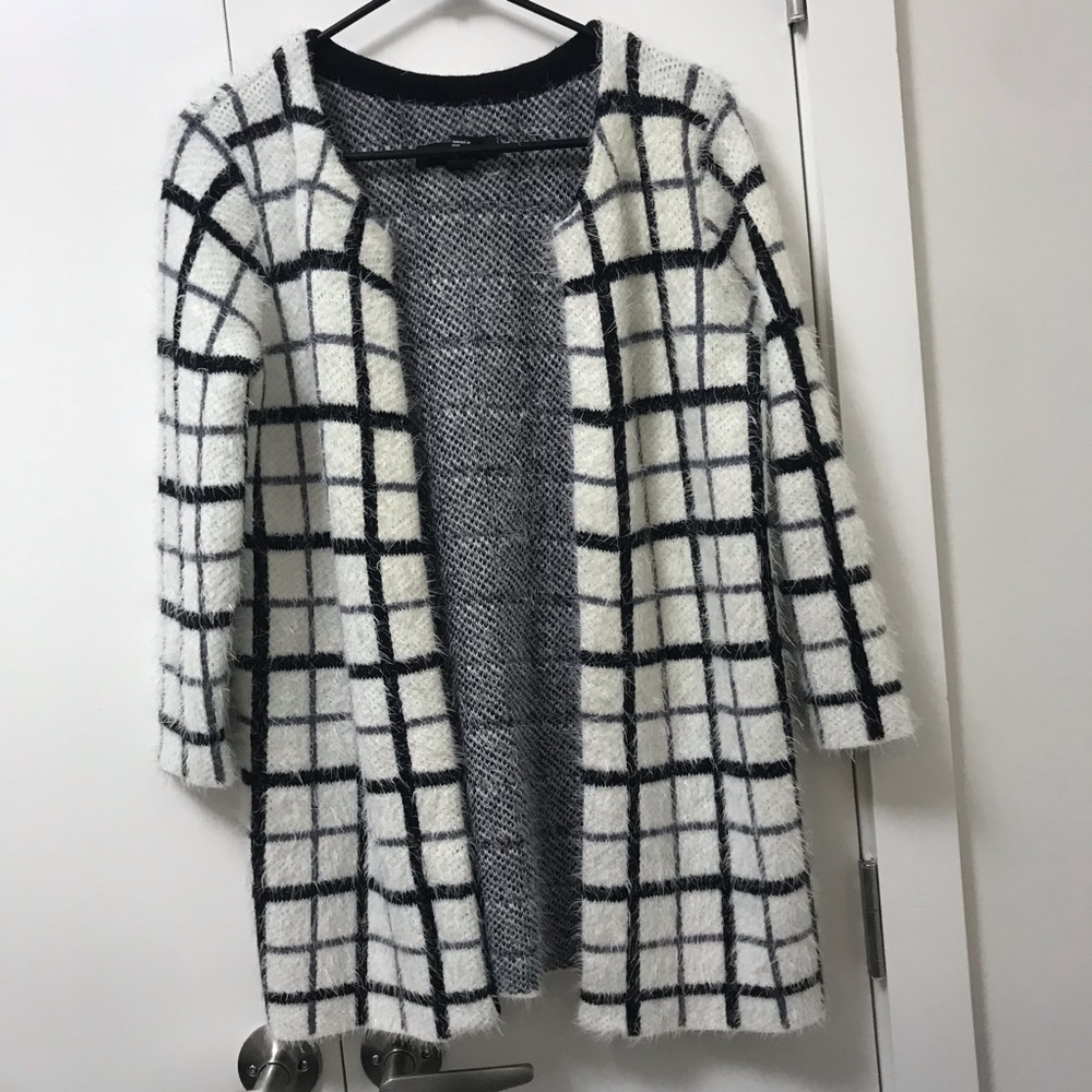 Forever 21 Shaggy Open Front Cardigan